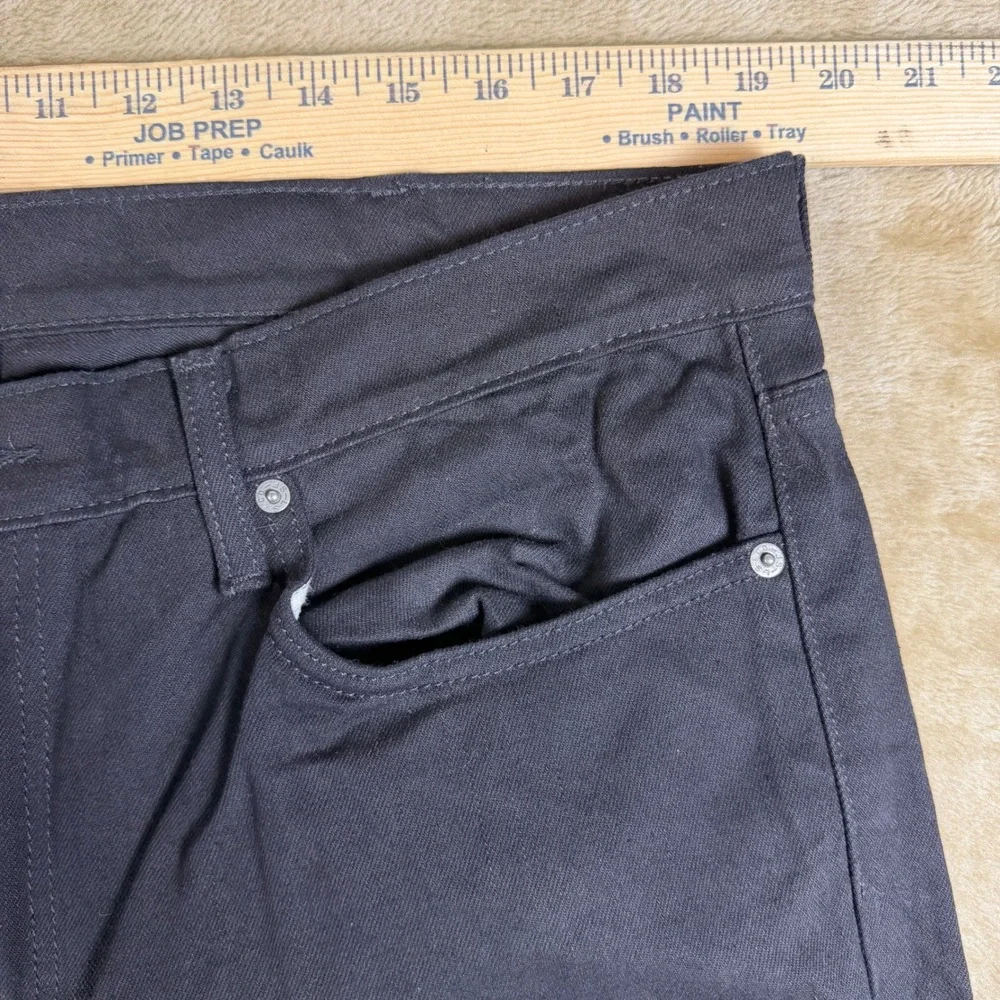 Levis 514 Straight Fit Mens Jeans Black Denim W38 L30 00514-0211 Classic Casual